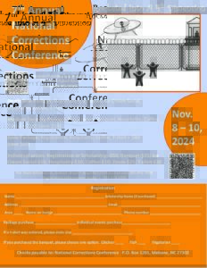 7th Annual National Corrections Conference @ Sheraton Charlotte Airport Hotel | Charlotte | North Carolina | United States