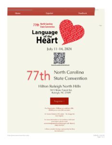 77th North Carolina State Convention @ Hilton Raliegh North Hills | Raleigh | North Carolina | United States