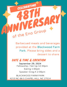 Eno Group - 48th Anniversary Celebration @ Blackwood Farm Park | Chapel Hill | North Carolina | United States