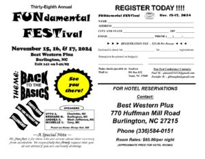 FUNdamental FESTival 2024 @ Best Western Plus | Burlington | North Carolina | United States